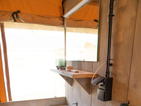 Tente en toile et en bois 4 personnes - Tente safari Fréjus, 2 chambres