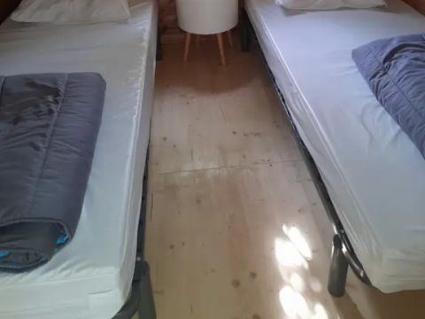 TENTE TOILE ET BOIS 4 personnes - Caba'tente 2 chambres