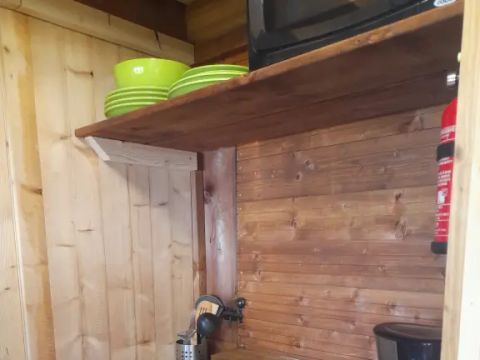 TENTE TOILE ET BOIS 4 personnes - Caba'tente 2 chambres