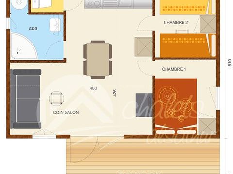 Chalet 6 personnes - Confort PREMIUM