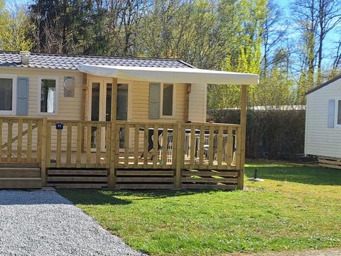 MOBILHOME 4 personnes - Mobil home Ibiza CONFORT 26m² (2 chambres) + Terrasse semi couverte de 18 m² (new!) 4 pers