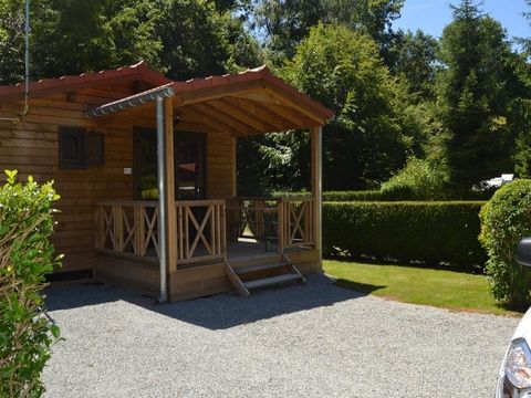 CHALET 5 personnes - Chalet CONFORT Monia 27 m² (2 chambres) + terrasse couverte de 10m² + clim réversible 4/5 pers