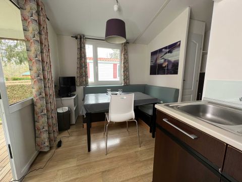 MOBILHOME 4 personnes - Mobil home Watipi ECO 26 m² (2 chambres)+terrasse couverte de 7 m² 1/4 pers