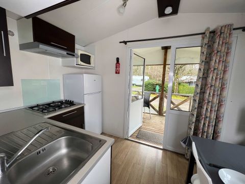 MOBILHOME 4 personnes - Mobil home Watipi ECO 26 m² (2 chambres)+terrasse couverte de 7 m² 1/4 pers