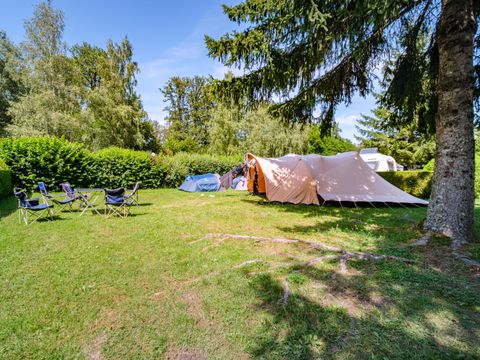 Emplacement - Forfait Privilège - superficie > 150 m² (1 tente, caravane ou camping-car / 1 voiture / électricité)