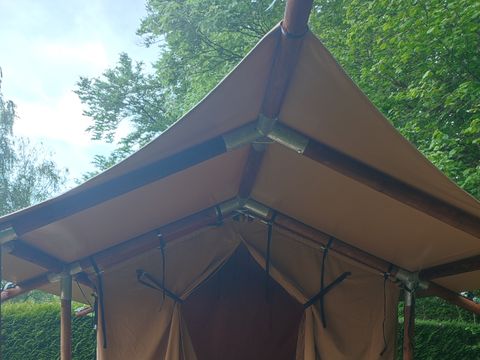 TENTE TOILE ET BOIS 2 personnes - Woodlodge Nature - 2 lits simple ou 1 lit double - Face à l'étang 2 pers