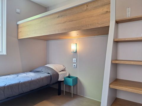 MOBILHOME 6 personnes - Cottage Ohara Côté Jardin Premium 36m² - 3 chambres + Terrasse + TV + LV + Clim + Vue sur la forêt