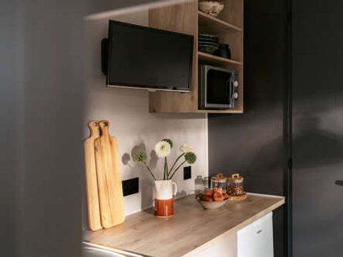 MOBILHOME 4 personnes - NEW// Mobil-Home Loggia Confort 32m² - 4 personnes + Terrasse intégrée couverte + TV+ lit160 4 pers