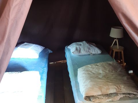 Tente en toile et en bois 4 personnes - Lodge