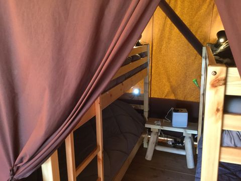 Tente en toile et en bois 4 personnes - Lodge