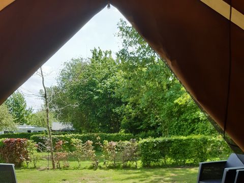 Tente en toile et en bois 4 personnes - Lodge