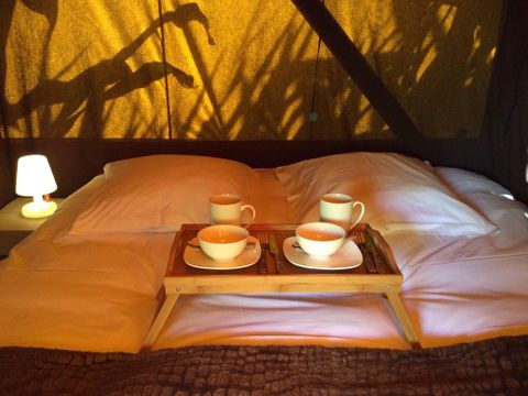 Tente en toile et en bois 4 personnes - Lodge