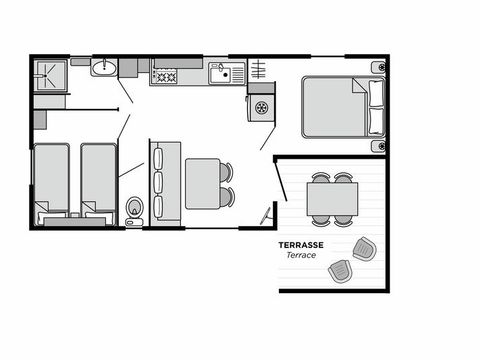 MOBILHOME 4 personnes - Malaga CLASSIC