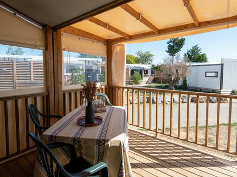 MOBILHOME 4 personnes - Bergame CONFORT Climatisé.