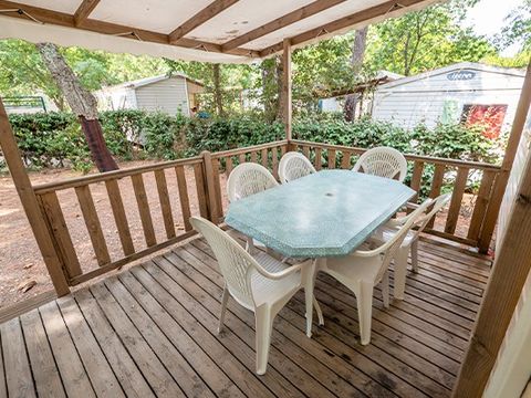 Mobilhome 6 personnes - Comfort XL | 3 Ch. | 6 Pers. | Terrasse surélevée