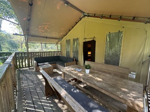 Tente 5 personnes - Tente Lodge | 2 Ch. | 5 Pers. | 1 SDB | Clim.