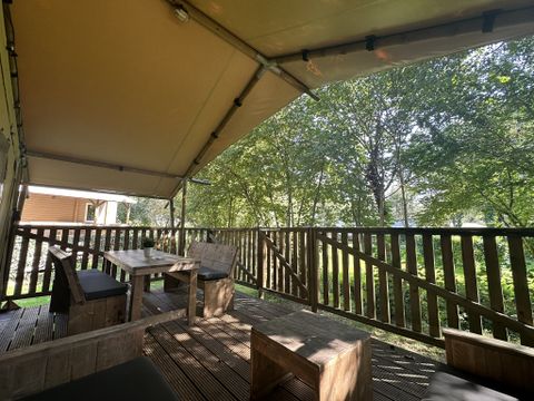 Tente 5 personnes - Tente Lodge | 2 Ch. | 5 Pers. | 1 SDB | Clim.