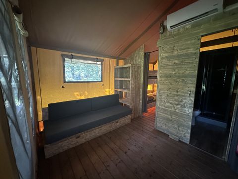 Tente 5 personnes - Tente Lodge | 2 Ch. | 5 Pers. | 1 SDB | Clim.