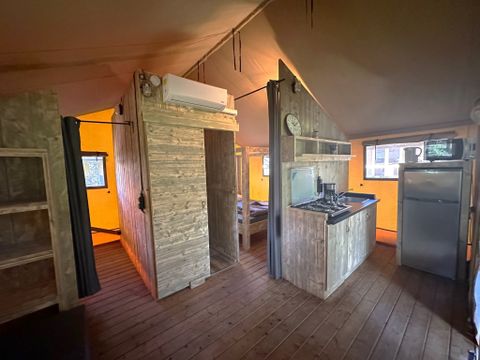 Tente 5 personnes - Tente Lodge | 2 Ch. | 5 Pers. | 1 SDB | Clim.