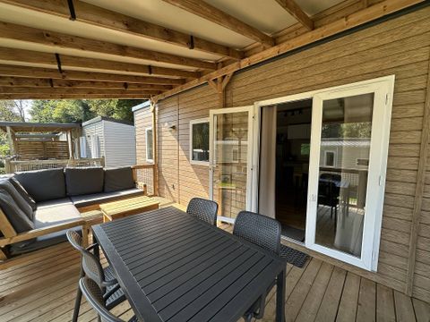MOBILHOME 6 personnes - Premium | 3 Ch. | 6 Pers. | Terrasse Lounge | Clim.