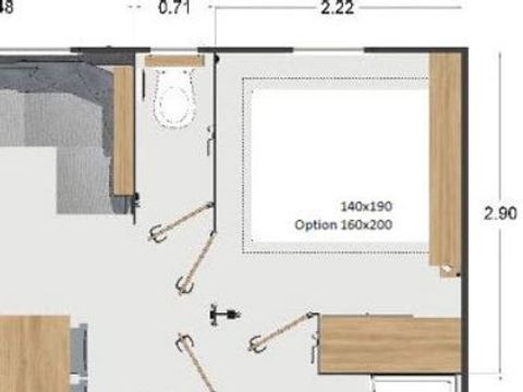MOBILHOME 6 personnes - Elegance 2 chambres MOBILHOME 6 personnes - Elegance 2 chambres