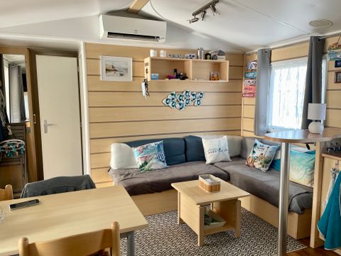 MOBILHOME 3 personnes - CLIMATISE DANS CAMPING A LA FERME