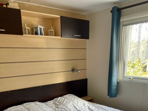 MOBILHOME 3 personnes - CLIMATISE DANS CAMPING A LA FERME