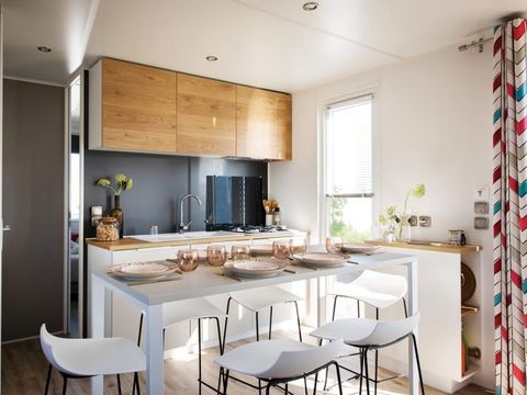 MOBILHOME 6 personnes - LE COTTAGE 3 CHAMBRES CLIMATISE  + LAVE VAISSELLE