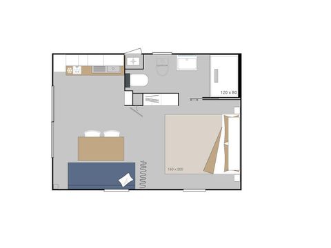 MOBILHOME 9 personnes - PREMIUM TRIBU SELENIA SUITE - 8/9 Pers - Draps et serviettes inclus