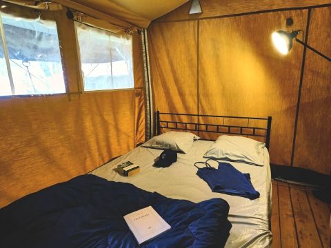 Tente en toile et en bois 5 personnes - LODGE COSY