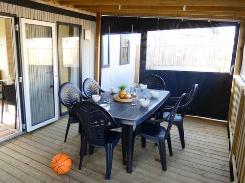 MOBILHOME 6 personnes - Gamme TRIO Premium avec Jacuzzi