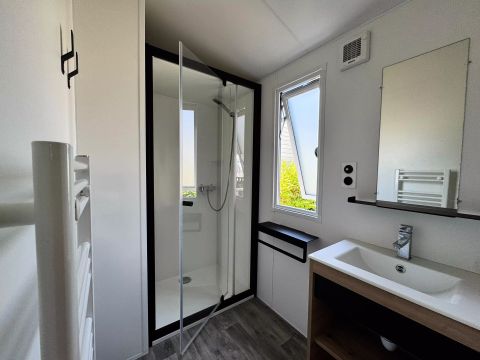 MOBILHOME 4 personnes - Mobil Home Authentique 3 Pièces 4 Personnes Climatisé + TV
