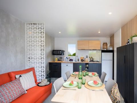 MOBILHOME 4 personnes - Cabane Privilège 2 chambres 2 salles de bain