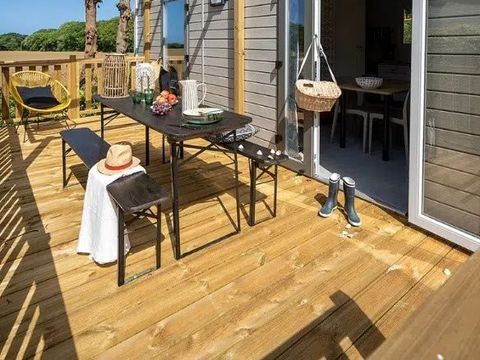 MOBILHOME 4 personnes - Cabane Privilège 2 chambres 2 salles de bain