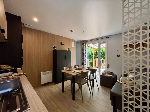 MOBILHOME 4 personnes - Cabane Privilège 2 chambres 2 salles de bain