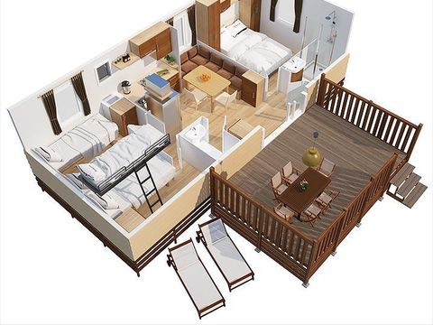 Mobilhome 6 personnes - SunLodge Aspen