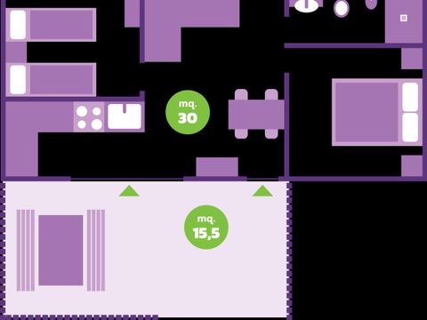 Mobilhome 4 personnes - LILAS