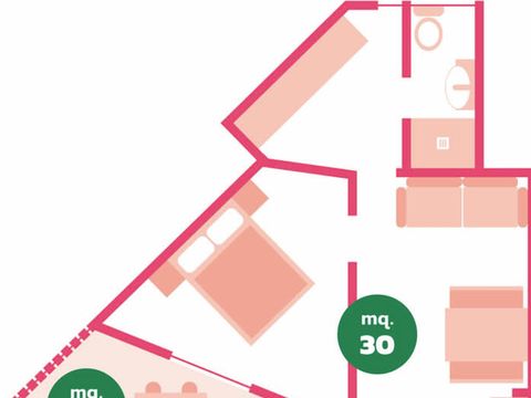 Chalet 4 personnes - CAMELIA