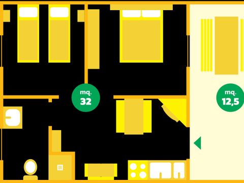 MAISON 4 personnes - MIMOSA