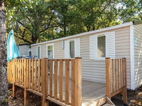 MOBILHOME 4 personnes - Comfort | 2 Ch. | 4 Pers. | Terrasse surélévée non couverte | Clim.