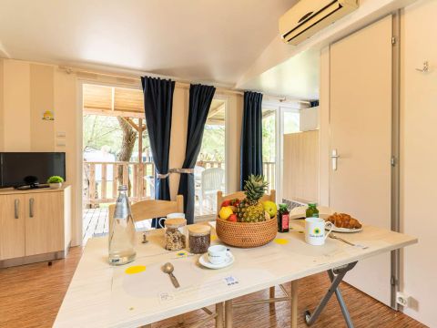 MOBILHOME 5 personnes - Mobil Home Confort 3 Pièces 5 Personnes (4 adultes + 1 enfant - 10 ans) Climatisé