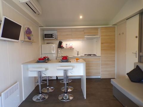 MOBILHOME 4 personnes - MH2 PRIVILEGE PREMIUM (TV + CLIM)