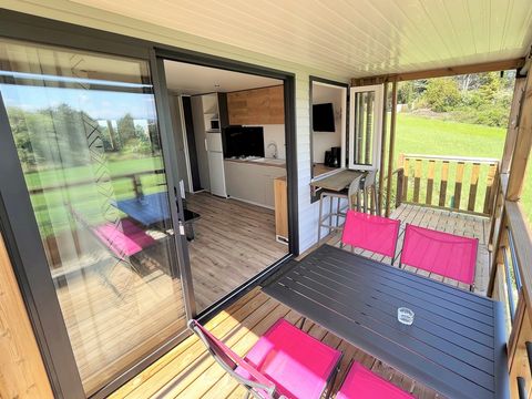 Mobilhome 4 personnes - Living - 2 chambres