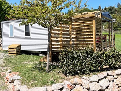 Mobilhome 4 personnes - Living - 2 chambres