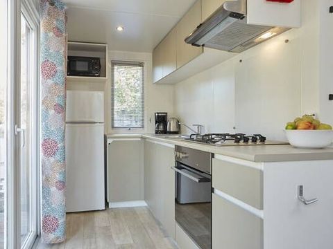 MOBILHOME 6 personnes - Comfort | 2 Ch. | 4/6 Pers. | Terrasse surélevée | Clim.