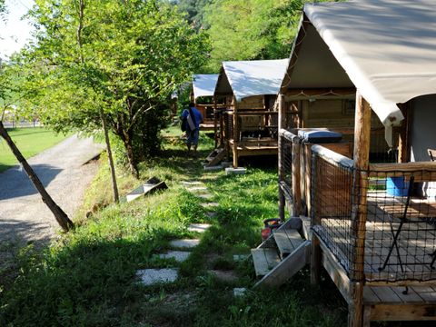 TENTE TOILE ET BOIS 2 personnes - Lodge - sans sanitaire