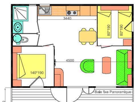 CHALET 6 personnes - 35m²