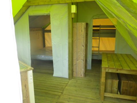 TENTE 4 personnes - TENTE LODGE JUNIOR sans sanitaires 17 m²