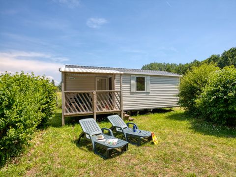 MOBILHOME 4 personnes - Mobil-Home Confort 25m² Loggia - 2 chambres + Terrasse couverte 4 pers
