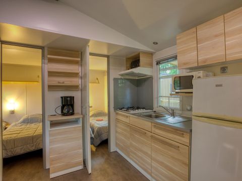MOBILHOME 6 personnes - Mobil-Home Standard 30m² Trémolat - 3 chambres + Terrasse semi-couverte 6 pers